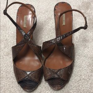 Max studio brown brown sandal heel!